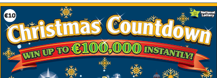 The National Lottery - Christmas Countdown Banner